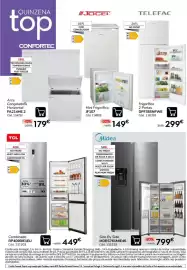 Folheto Conforama Página 18: Side By Side Midea €799,00, Tcl combinado €449,00