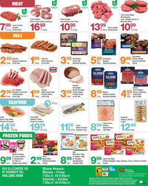 Highland Farms flyer week 38 Page 4: San Daniele Boneless Prosciutto €2,99, Schneiders Snack Kits €3,99