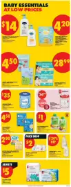 No Frills flyer week 38 Page 13: PC organics baby food pouches €1,00, Nestlé Gerber baby cereal €4,50