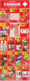 Real Canadian Superstore flyer week 38 Page 6: PC split chicken wings €14,00, In-store prepared 20 piece wings bucket €15,00