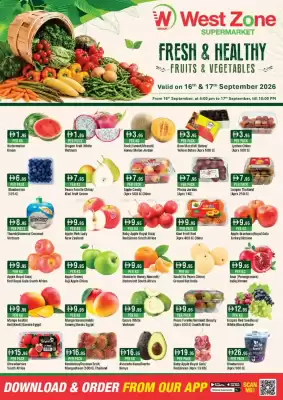 West Zone Supermarket catalogue (valid until 17-09)