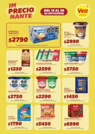 Catálogo Supermercados Vea Página 10: Preferido - pan rallado €1.250,00, La serenísima - dulce de leche clásico €2.990,00