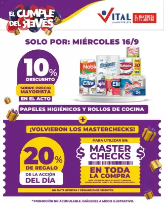 Supermayorista Vital (válido hasta 16-09)