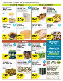New Seasons Market weekly ad week 38 Page 3: Pork Chop Schnitzel €14,99, Seattle Cider Co Pumpkin Cider €14,99