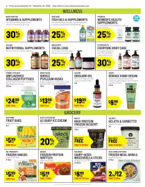 New Seasons Market weekly ad week 38 Page 4: Mad Hippie facial care, Natty high protein frozen dessert