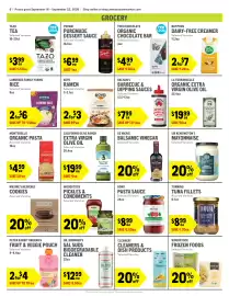 New Seasons Market weekly ad week 38 Page 6: Bachan's Japanese Barbecue Sauce €7,99, Bono pasta sauce €8,99