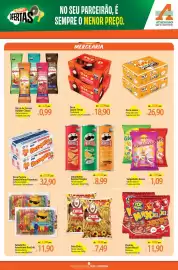 Folheto Atacadão Página 3: Tradicional - doce €22,98, Bem batata - salgadinho pringles €11,90