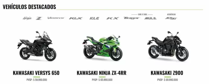Catálogo Kawasaki Página 3