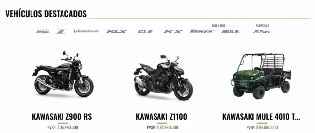 Catálogo Kawasaki Página 4