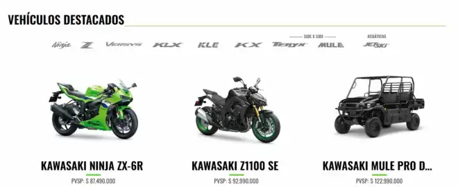 Catálogo Kawasaki Página 5