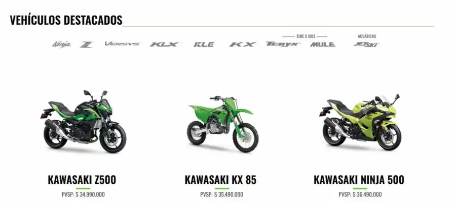 Kawasaki (válido hasta 30-09)