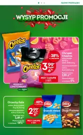 Żabka gazetka tydzień 38 Strona 20: Orzeszki ziemne €2,99, Chrupki Cheetos €3,99