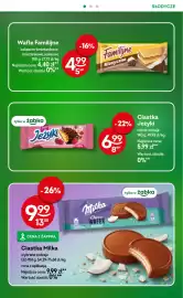 Żabka gazetka tydzień 38 Strona 23: Ciastka Milka €9,99, Jeżyki €6,99