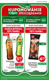 Żabka gazetka tydzień 38 Strona 31: Lody Volcanix Caramel Lava & Crunchies €4,99, Napój Lipton Ice Tea €5,99