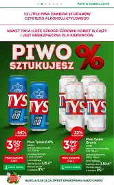 Żabka gazetka tydzień 38 Strona 35: Piwo Tyskie Gronie €3,99, Piwo Tyskie 0.0% €3,50