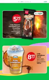 Żabka gazetka tydzień 38 Strona 44: Lody koktajlowe Koral krówka-kukułka €8,99, Lody Volcanix Caramel & Lava Crunchies €5,99
