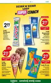 Żabka gazetka tydzień 38 Strona 48: Lody Pirulo €2,99, Lody Śnieżynka Plombir śmietankowa €2,99