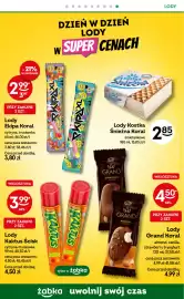 Żabka gazetka tydzień 38 Strona 49: Lody Kaktus Ścisk €3,99, Lody Grand Koral €4,50