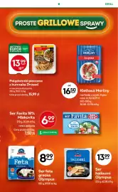 Żabka gazetka tydzień 38 Strona 55: Ser halloumi Olympus €13,99, Ser feta grecka Olympus €8,99