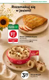 Żabka gazetka tydzień 38 Strona 58: Donut Biscoff €3,99, Rożek z jabłkiem Aryzta €1,99