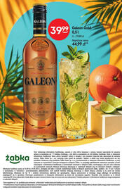 Żabka gazetka | Alkohole Strona 20: Rum Galeon Gold €39,99