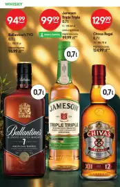 Żabka gazetka | Alkohole Strona 12: Whisky Jameson Triple €99,99, Whisky Chivas Regal €129,99