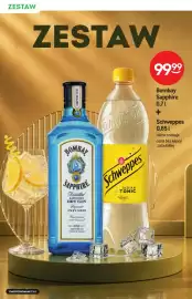 Żabka gazetka | Alkohole Strona 16: Zestaw Bombay Sapphire 0,7 l + Schweppes 0,85 €99,99