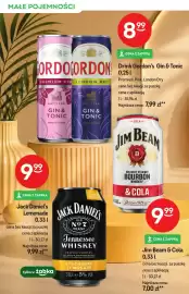 Żabka gazetka | Alkohole Strona 4: Drink Jim Beam & Cola €9,99, Drink Gordon's Gin & Tonic Premium Pink €8,99