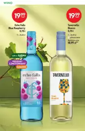 Żabka gazetka | Alkohole Strona 16: Wino białe Tavernello Bianco €19,99, Wino białe Echo Falls Blue Raspberry €19,99