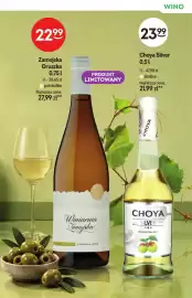 Żabka gazetka | Alkohole Strona 17: Wino białe Choya Silver €23,99, Wino białe Zamojska Gruszka €22,99