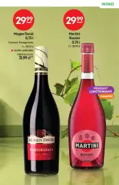 Żabka gazetka | Alkohole Strona 19: Wino musujące Martini Rossini €29,99, Wino czerwone Mogen David Concord €29,99