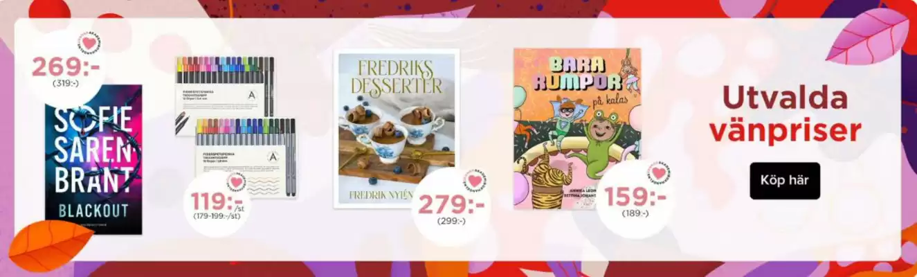 Akademibokhandeln (giltig till och med 29-09)