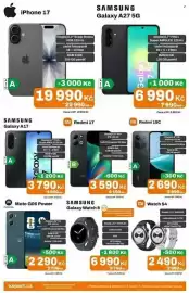 Expert leták týden 38 Strana 3: Motorola moto g06 power €2.290,00, Samsung Galaxy A27 5G €6.990,00
