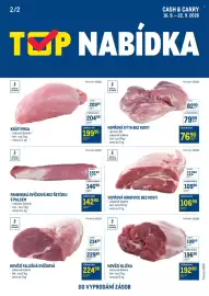 Makro leták týden 38 Strana 2: Hovězí falešná svíčková €224,90, Panenská svíčková bez řetízku s palcem €142,90