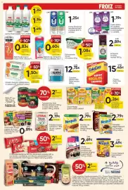 Folleto FROIZ Página 12: Truvia edulcorante €1,08, Yosoy bebida de avena €0,83