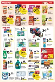 Folleto FROIZ Página 14: Albal papel horno €2,49, Scottex papel higiénico húmedo WC €0,90