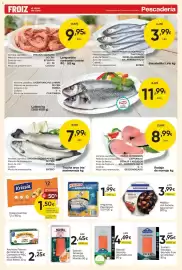 Folleto FROIZ Página 5: Skandia salmón ahumado bio €4,69, Skandia salmón noruego sin ahumar €3,95