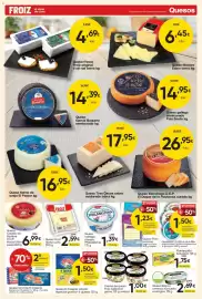 Folleto FROIZ Página 7: Froiz Selection crema de queso €1,00, El Caserio queso rallado especial gratinar 4 quesos €1,50