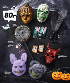 Bilka tilbudsavis Side 14: Lilla kaninmaske eller grå bamsemaske €60,00, Foil maske €45,00