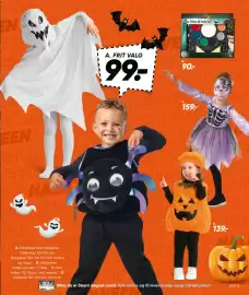 Bilka tilbudsavis Side 13: Halloween make-up sæt €90,00, Lilla skelet €159,00