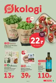 SPAR tilbudsavis uge 38 Side 12: Grøn Balance Økologiske Grøntsager €13,00, Frilandsgris Medister €39,00
