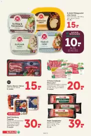 SPAR tilbudsavis uge 38 Side 13: Gestus Bacon i Skiver €15,00, Højer Spegepølse €39,00