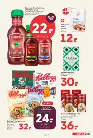 SPAR tilbudsavis uge 38 Side 18: Kellogg's Morgenmad €24,00, Beauvais Tomatketchup €22,00