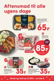 SPAR tilbudsavis uge 38 Side 2: Gestus Forloren Hare eller Panerede XL Schnitzler €35,00, Burgerboost €35,00