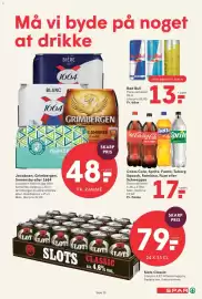 SPAR tilbudsavis uge 38 Side 20: Slots Classic €79,00, Coca-Cola Sprite Fanta Tuborg Squash Ramlösa Fuze Schweppes €17,00