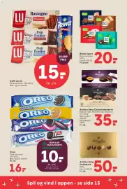 SPAR tilbudsavis uge 38 Side 26: Oreo €10,00, Café au LU €15,00