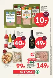 SPAR tilbudsavis uge 38 Side 29: Pølsehorn €99,00, Den Grønne Slagter Skinke Sandwich €10,00
