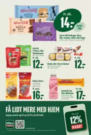 Min Købmand tilbudsavis uge 38 Side 11: Barebells Bar eller Milkshake €17,00, Karen Volf Småkager €14,00