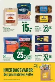Min Købmand tilbudsavis uge 38 Side 5: Tulip Topping €15,00, First Price Laks €25,00