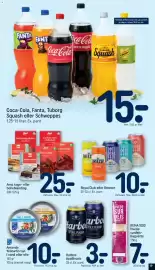 REMA 1000 tilbudsavis uge 39 Side 19: Coca-Cola, Fanta, Tuborg Squash eller Schweppes €15,00